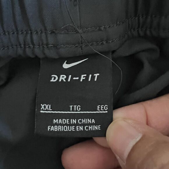 Nike Dri-FIT Shorts/Pants Mens 2XL Gray Cropped 3/4 Athletic Training CJ7673-060 - Picture 8 of 10